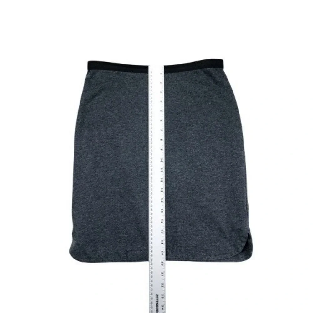 Gap Dark Grey Knit Pencil‎ Skirt Elastic Waist Size XS
